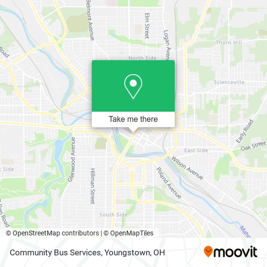 Community Bus Services map