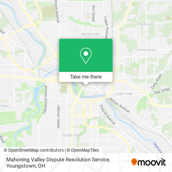 Mahoning Valley Dispute Resolution Service map