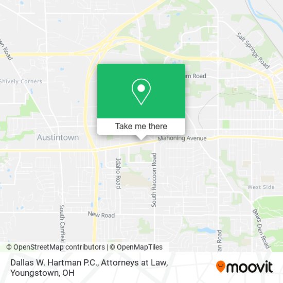 Dallas W. Hartman P.C., Attorneys at Law map