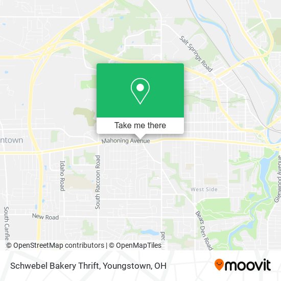 Schwebel Bakery Thrift map