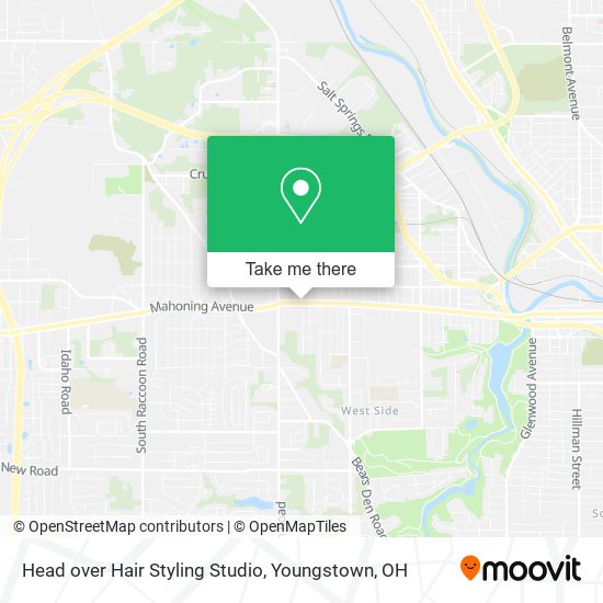 Mapa de Head over Hair Styling Studio