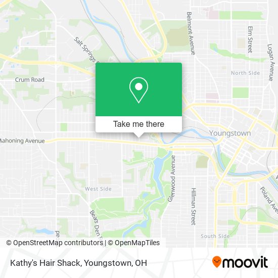 Kathy's Hair Shack map