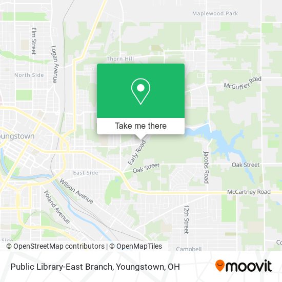 Mapa de Public Library-East Branch