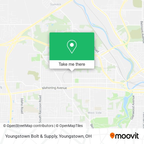 Youngstown Bolt & Supply map