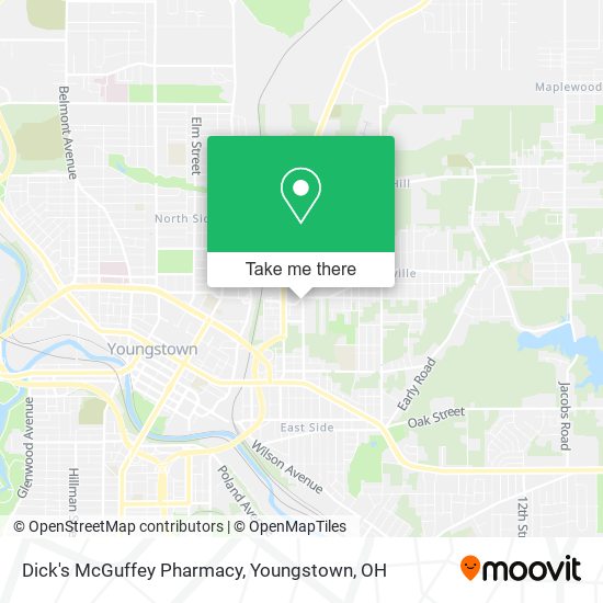 Dick's McGuffey Pharmacy map