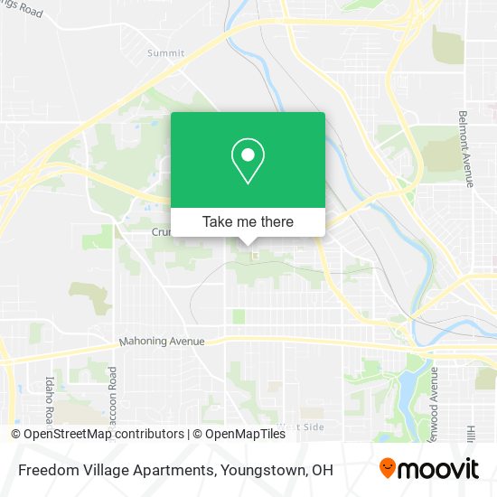 Mapa de Freedom Village Apartments