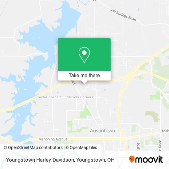 Youngstown Harley-Davidson map