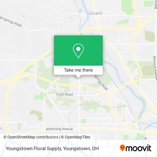 Mapa de Youngstown Floral Supply