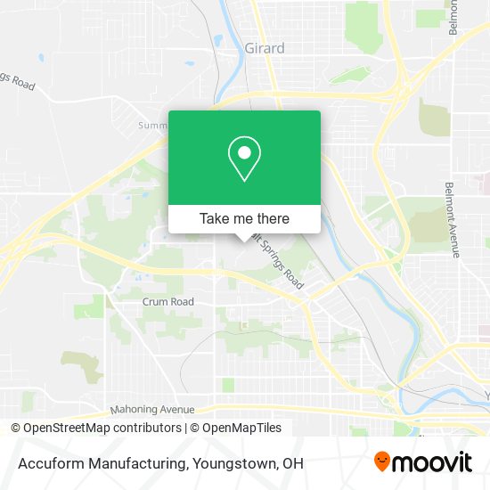 Mapa de Accuform Manufacturing