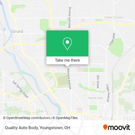 Quality Auto Body map