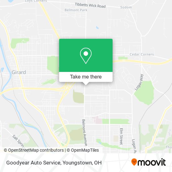 Mapa de Goodyear Auto Service