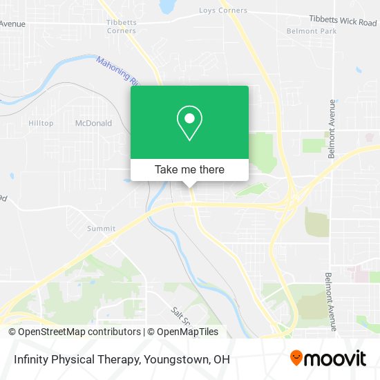 Infinity Physical Therapy map