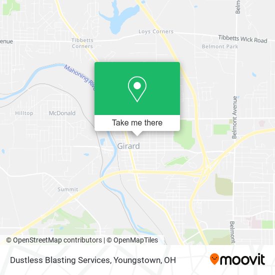 Dustless Blasting Services map