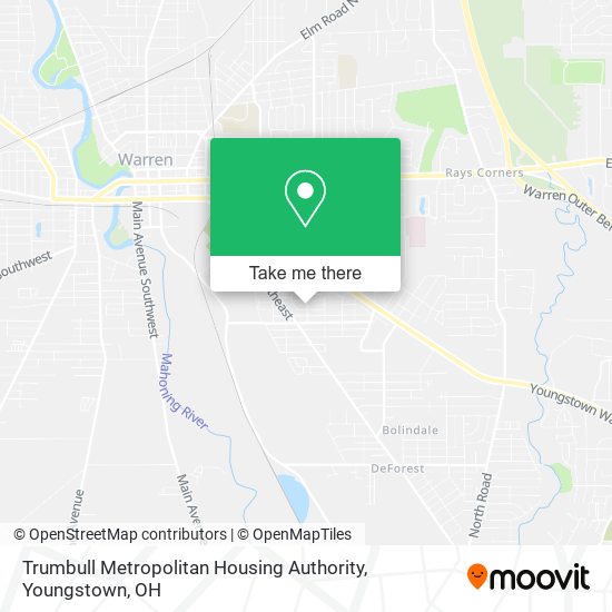 Trumbull Metropolitan Housing Authority map