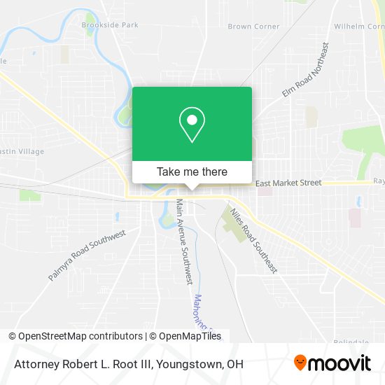 Attorney Robert L. Root III map