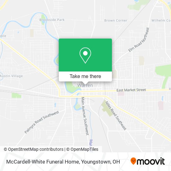 Mapa de McCardell-White Funeral Home