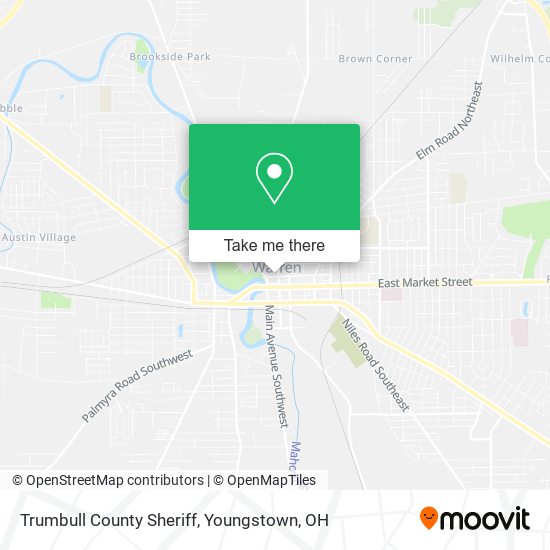 Mapa de Trumbull County Sheriff