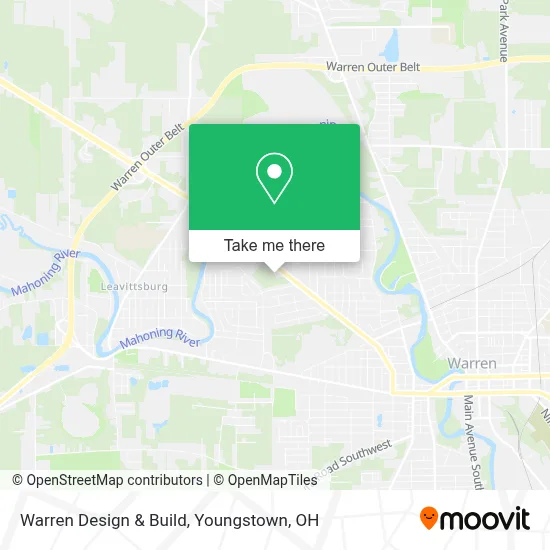 Warren Design & Build map
