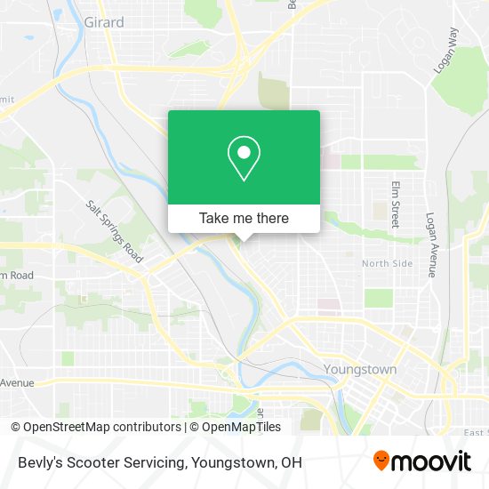 Mapa de Bevly's Scooter Servicing