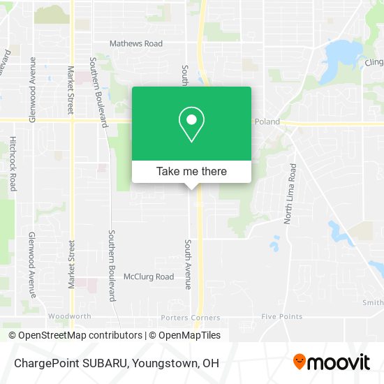 ChargePoint SUBARU map