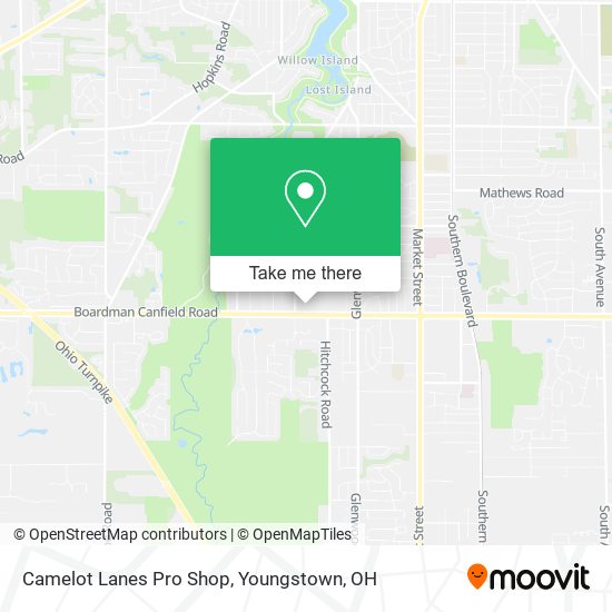 Camelot Lanes Pro Shop map