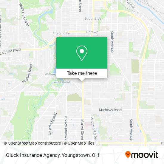 Mapa de Gluck Insurance Agency