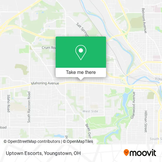 Uptown Escorts map