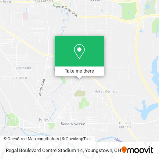 Mapa de Regal Boulevard Centre Stadium 14