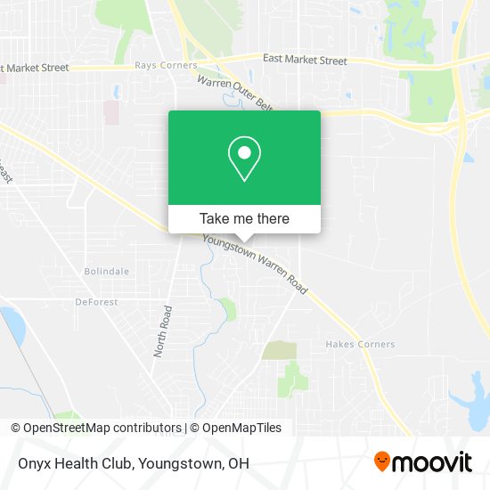 Onyx Health Club map