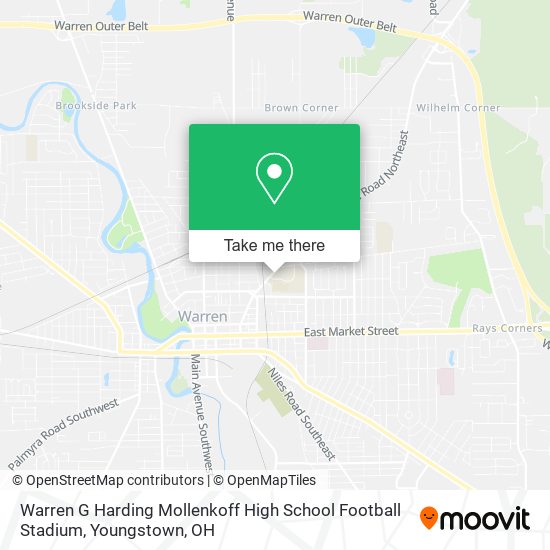 Mapa de Warren G Harding Mollenkoff High School Football Stadium