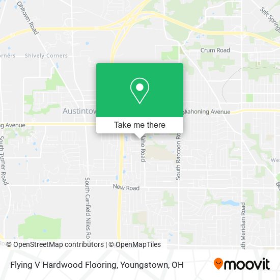 Flying V Hardwood Flooring map