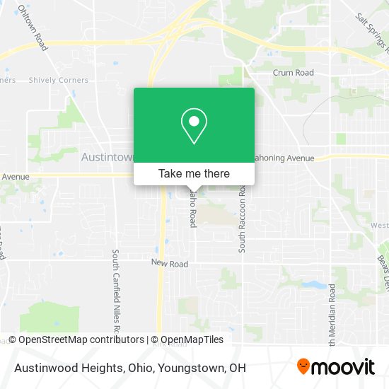 Mapa de Austinwood Heights, Ohio