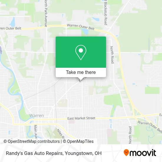 Randy's Gas Auto Repairs map