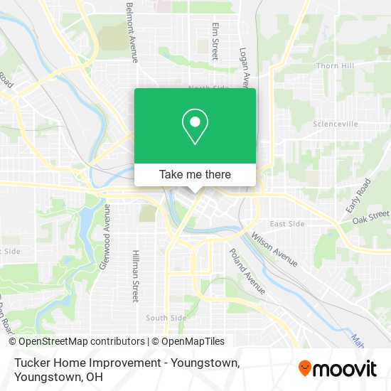 Mapa de Tucker Home Improvement - Youngstown