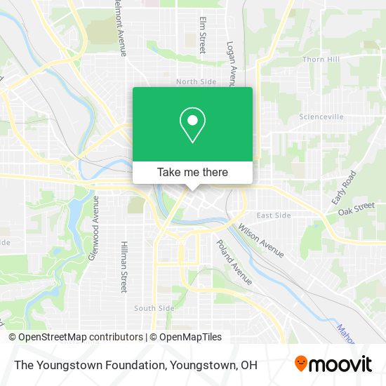 The Youngstown Foundation map