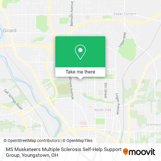 MS Musketeers Multiple Sclerosis Self-Help Support Group map