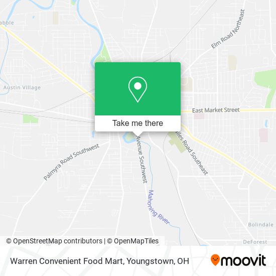 Warren Convenient Food Mart map