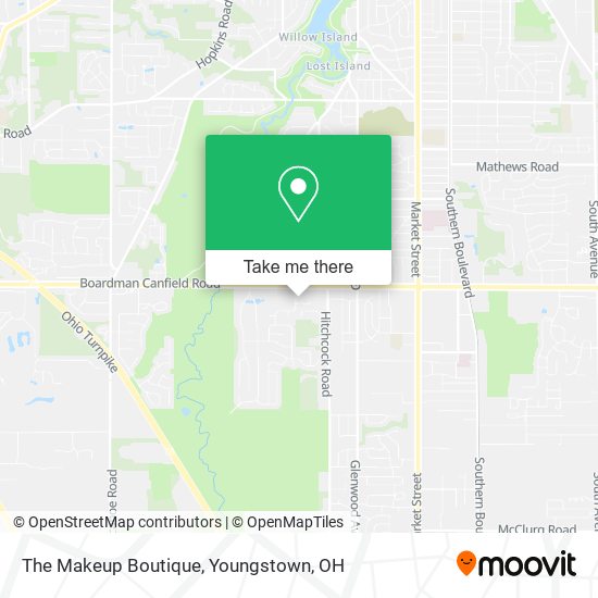 The Makeup Boutique map