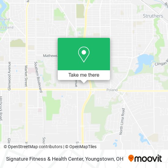 Mapa de Signature Fitness & Health Center