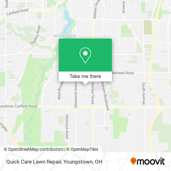 Quick Care Lawn Repair map