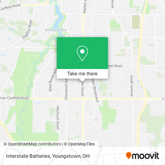 Interstate Batteries map