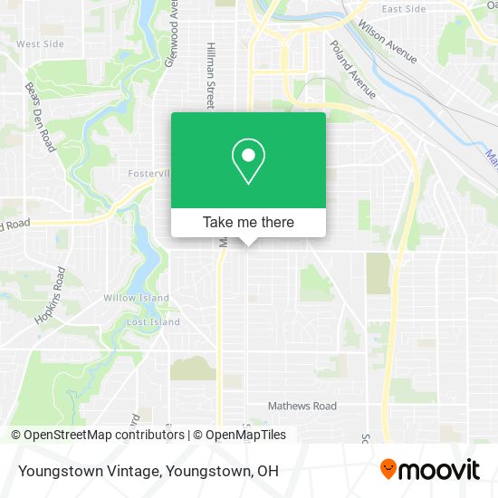 Youngstown Vintage map