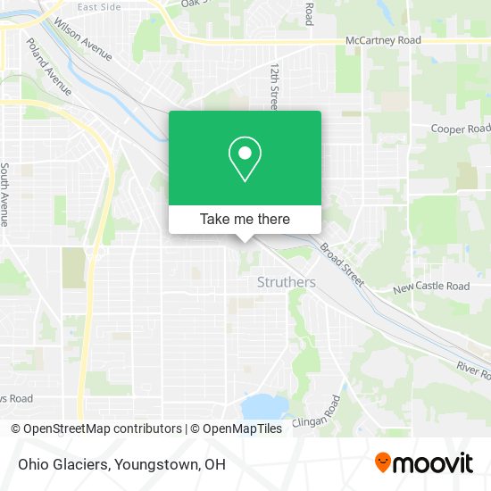 Mapa de Ohio Glaciers