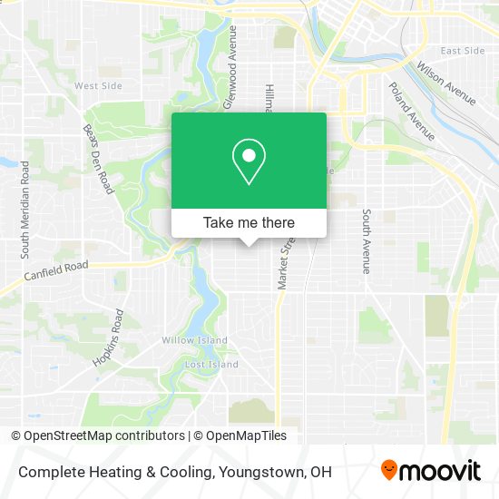 Mapa de Complete Heating & Cooling