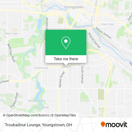 Troubadour Lounge map