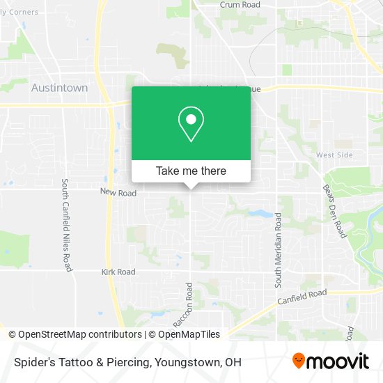 Spider's Tattoo & Piercing map