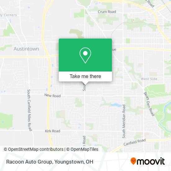Racoon Auto Group map