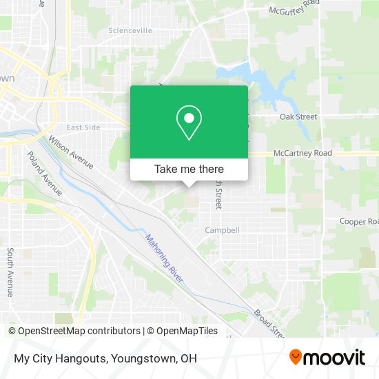 Mapa de My City Hangouts