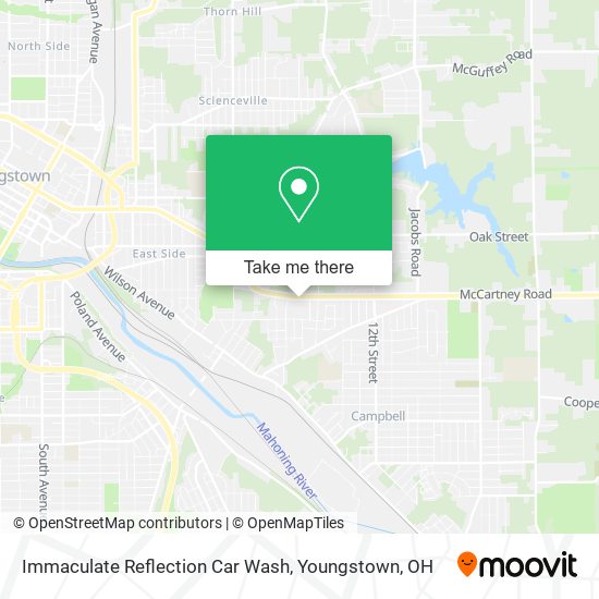 Immaculate Reflection Car Wash map