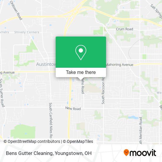 Bens Gutter Cleaning map
